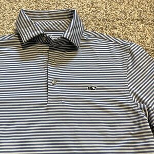 Vineyard Vines Bradley Performance Striped Polo XS